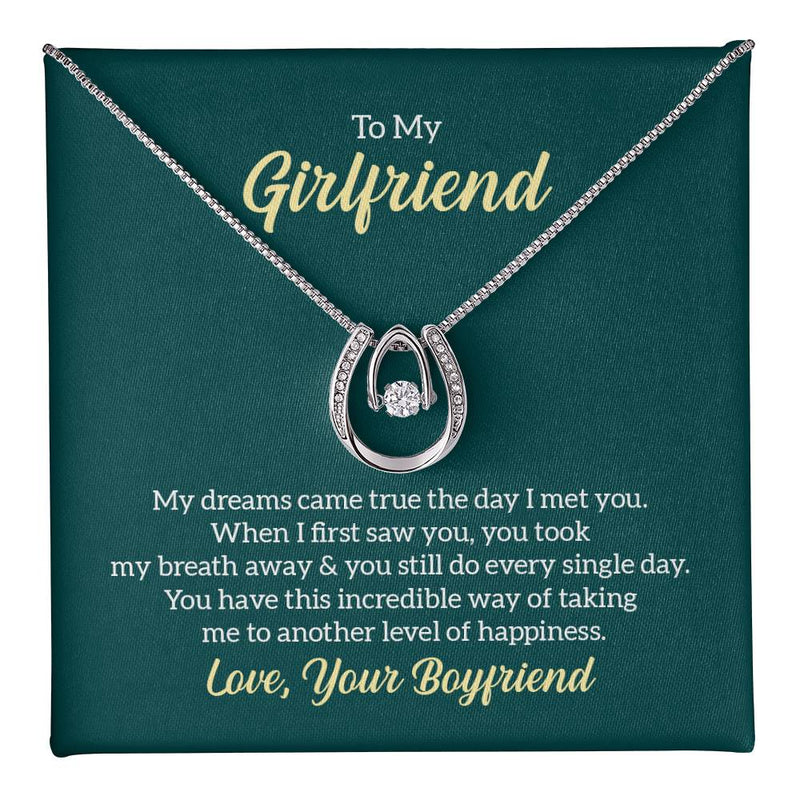 Lucky In Love Necklace - For Girlfriend